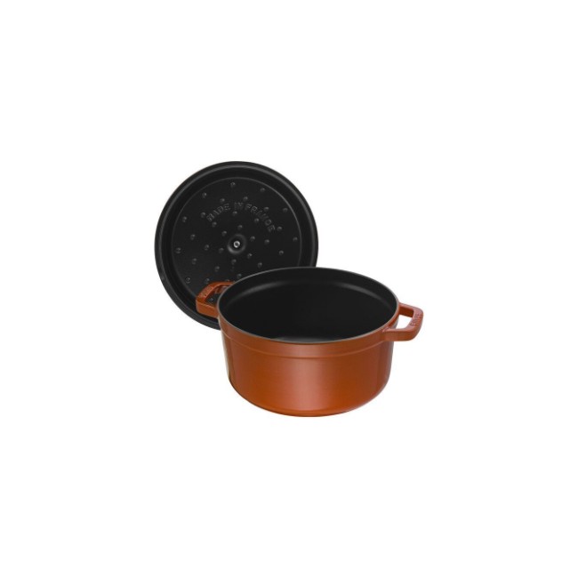 Тенджера за готвене на кокот, изработена от чугун, 22 см/2,6 л, Cinnamon - Staub