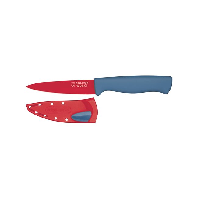 9,5 см нож за белене на плодове и зеленчуци, червен - от Kitchen Craft