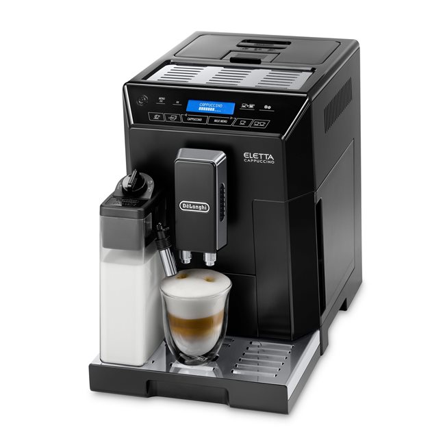 Автоматична еспресо машина, 1450W, "Eletta Cappuccino", Черен - De'Longhi