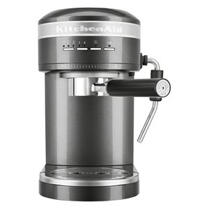 Електрическа еспресо машина "Artisan", 1470W, цвят "Сребърен медальон" - марка KitchenAid