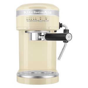 Електрическа еспресо машина "Artisan", 1470W, цвят "бадемов крем" - марка KitchenAid