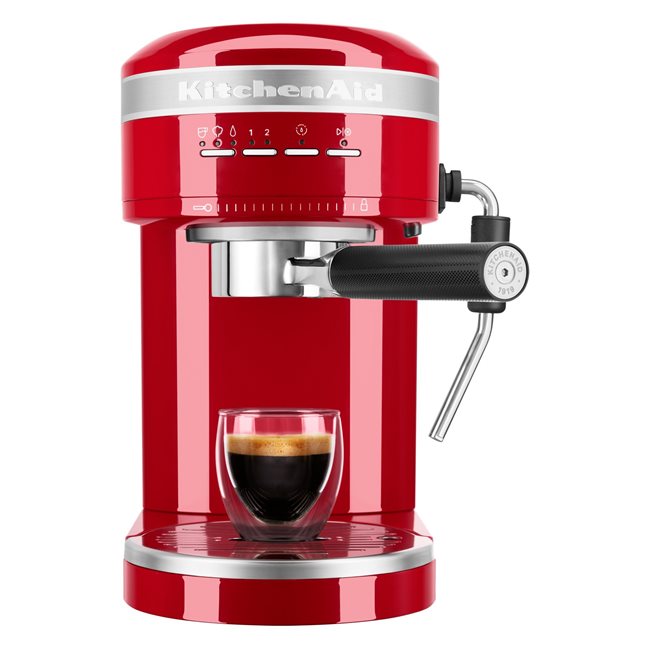 Електрическа еспресо машина "Artisan", 1470W, цвят "Empire Red" - марка KitchenAid