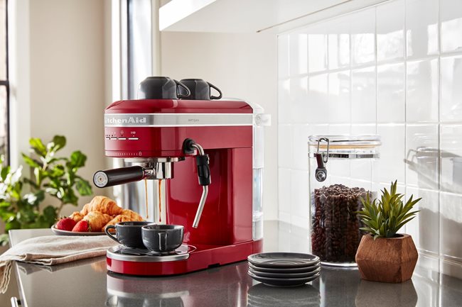 Електрическа еспресо машина "Artisan", 1470W, цвят "Candy Apple" - марка KitchenAid