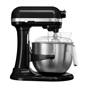 Миксер с купа, Professional Heavy Duty, цвят "Onyx Black" - KitchenAid