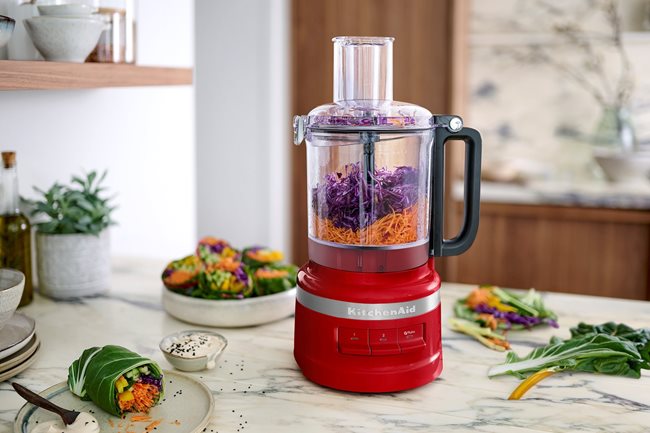 Кухненски робот, 2.1L, 250W, цвят "Empire Red" - KitchenAid