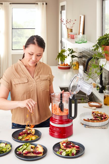 Кухненски робот, 2.1L, 250W, цвят "Empire Red" - KitchenAid