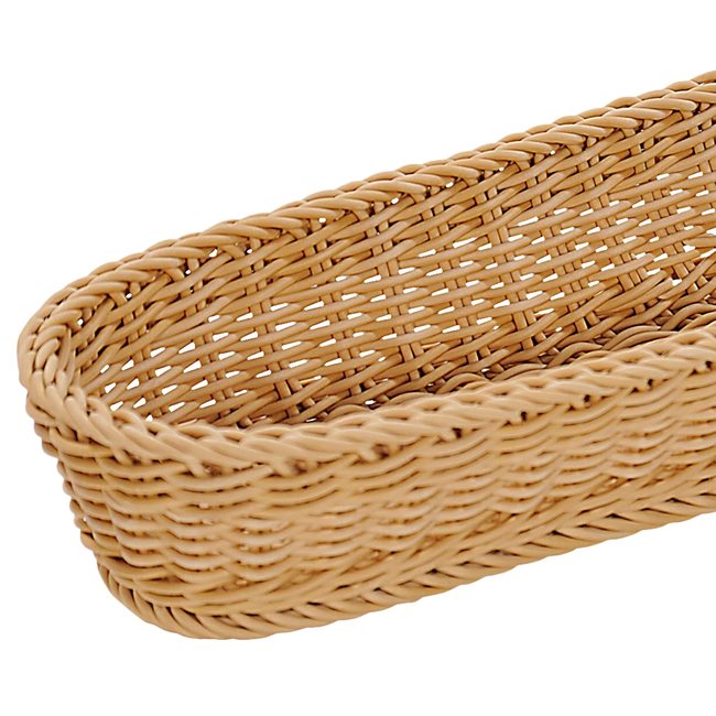 Овална кошница с хляб, 41 х 16 см, пластмаса - Kesper
