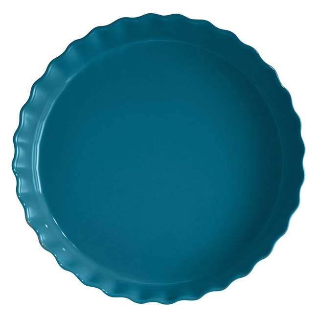 Тава за тарт, керамична, 32см/3л, Mediterranean Blue - Emile Henry
