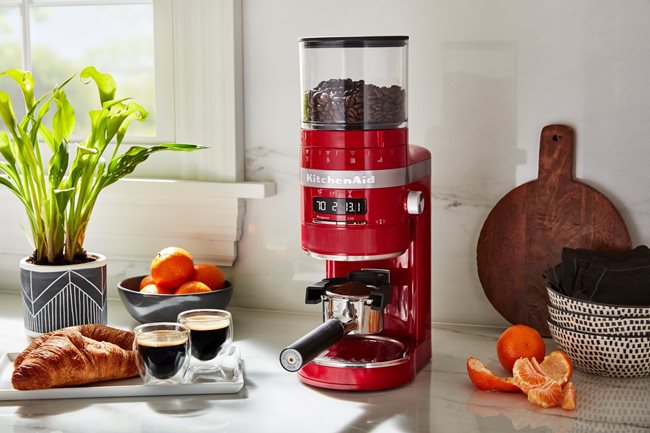 Електрическа кафемелачка "Artisan", Empire Red - KitchenAid