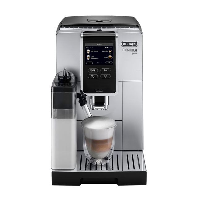 Автоматична еспресо машина, 1450W, "Dinamica Plus", Silver - DeLonghi