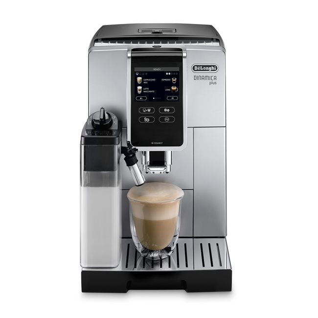 Автоматична еспресо машина, 1450W, "Dinamica Plus", Silver - DeLonghi