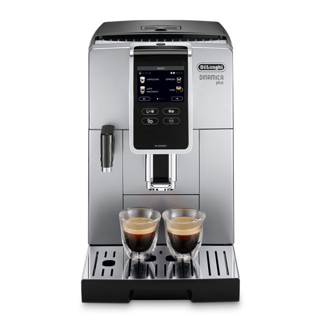 Автоматична еспресо машина, 1450W, "Dinamica Plus", Silver - DeLonghi