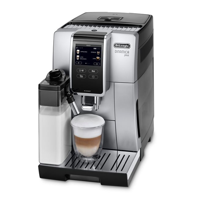 Автоматична еспресо машина, 1450W, "Dinamica Plus", Silver - DeLonghi