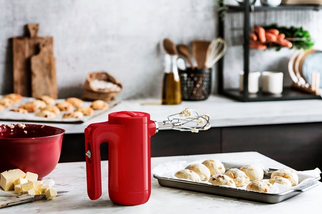 Безжичен ръчен пасатор, 7 скорости, Empire Red - KitchenAid