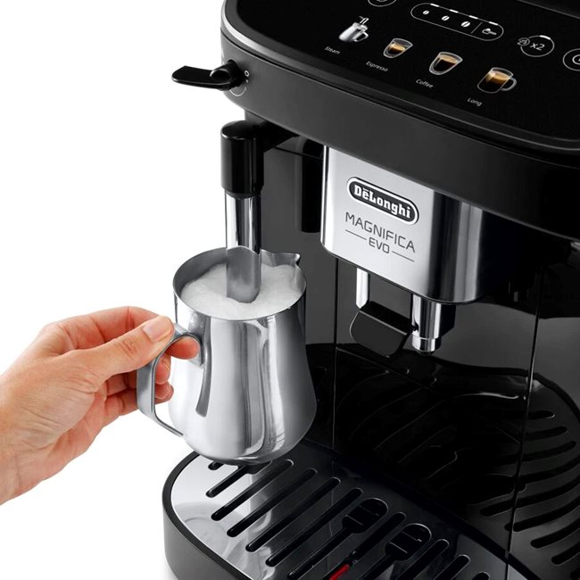 Автоматична еспресо машина, 1450W, "Magnifica Evo", черна - DeLonghi