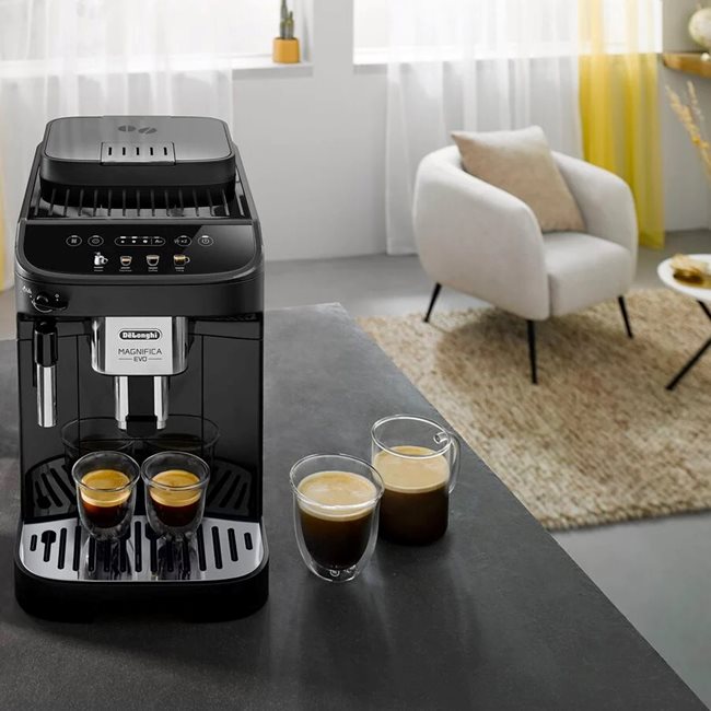 Автоматична еспресо машина, 1450W, "Magnifica Evo", черна - DeLonghi