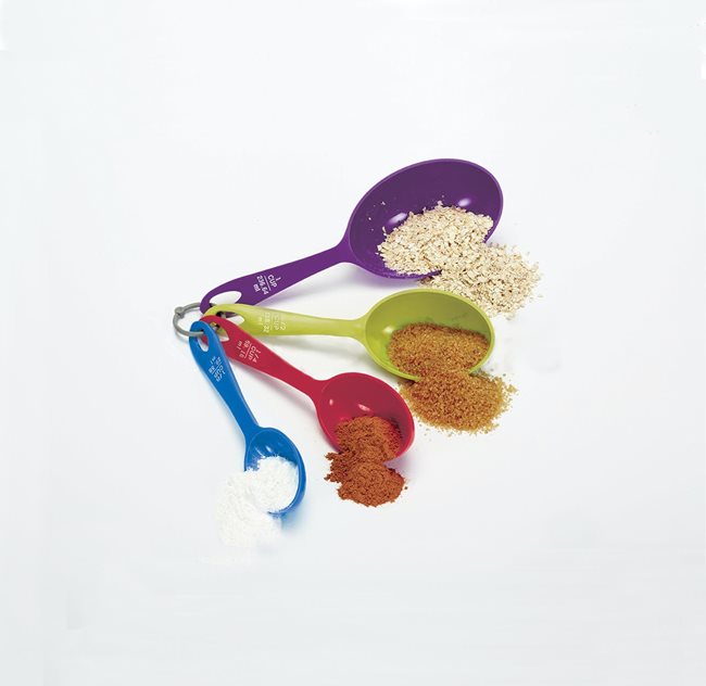 Комплект от 4 лъжици за измерване на съставките, пластмаса - от Kitchen Craft