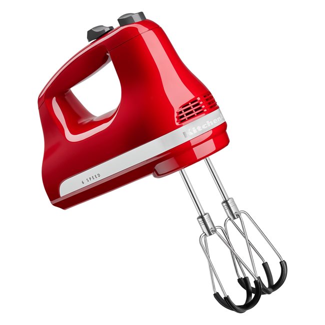 6-степенен ръчен миксер, 60W, Empire Red - KitchenAid