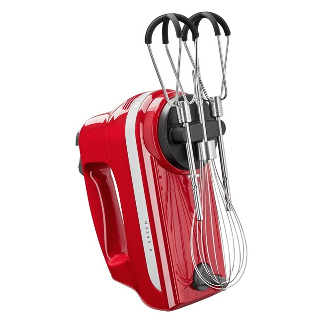 6-степенен ръчен миксер, 60W, Empire Red - KitchenAid