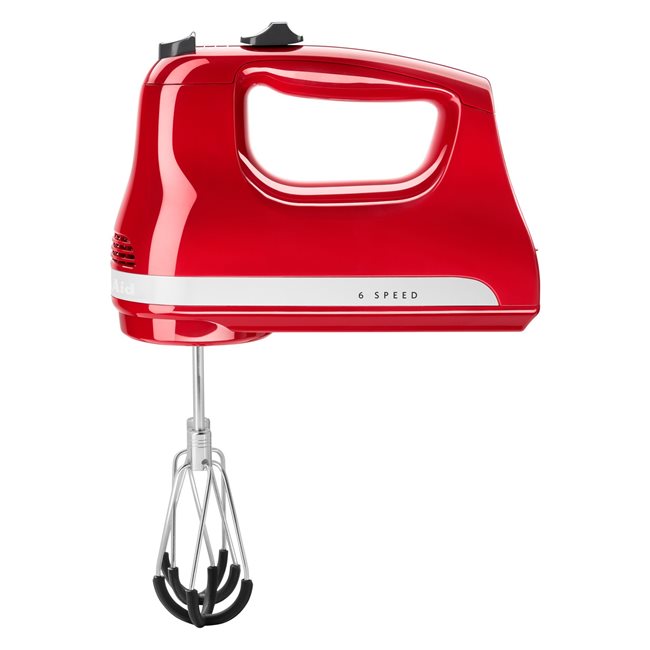 6-степенен ръчен миксер, 60W, Empire Red - KitchenAid