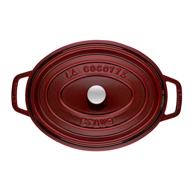"Cocotte" овална тенджера за готвене, изработена от чугун 31 см/5,5 л, Grenadine - Staub 