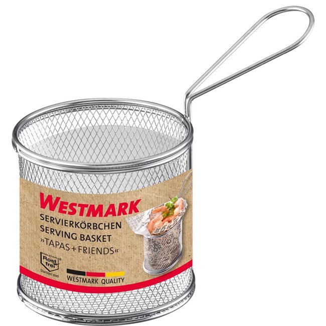 Кръгла кошница за сервиране, неръждаема стомана, 9х13 см - марка Westmark