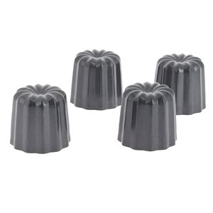 Комплект форми за печене Canneles от 4 части, стомана, 5,5 см - de Buyer