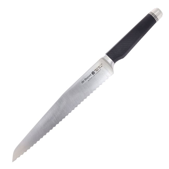 Нож за хляб "Fibre Karbon 2", 25,6 см - марка "de Buyer".