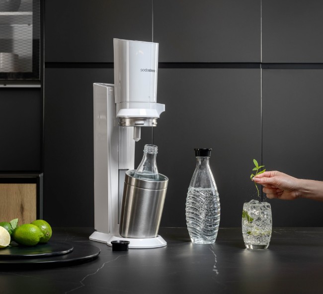 Машина за сода "Crystal", Бяла - SodaStream