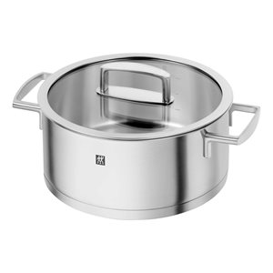 Тенджера от неръждаема стомана, с капак, 24см/4,5л, "Vitality" - Zwilling