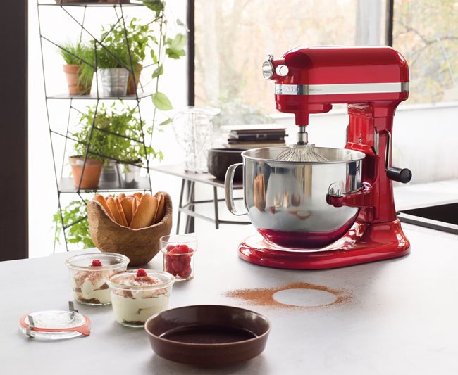 Планетарен миксер KitchenAid Artisan, Капацитет 6.9L, 500W, Ябълково червен