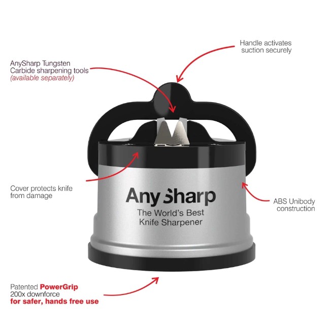 Острилка за ножове Premium, Silver - AnySharp
