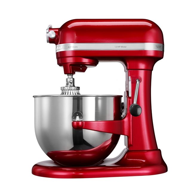 Планетарен миксер KitchenAid Artisan, Капацитет 6.9L, 500W, Ябълково червен