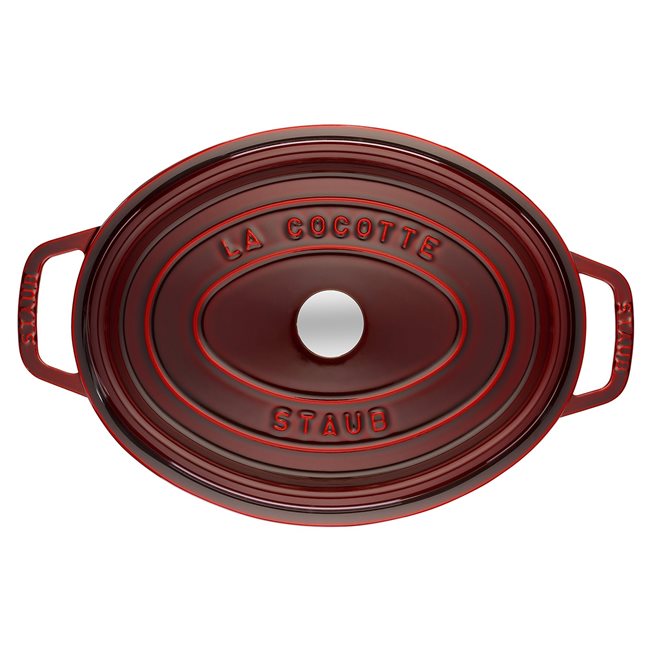 "Cocotte" овална тенджера за готвене, изработена от чугун 33 см/6,7 л, Grenadine - Staub