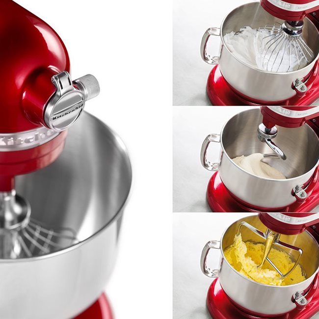 Планетарен миксер KitchenAid Artisan, Капацитет 6.9L, 500W, Ябълково червен