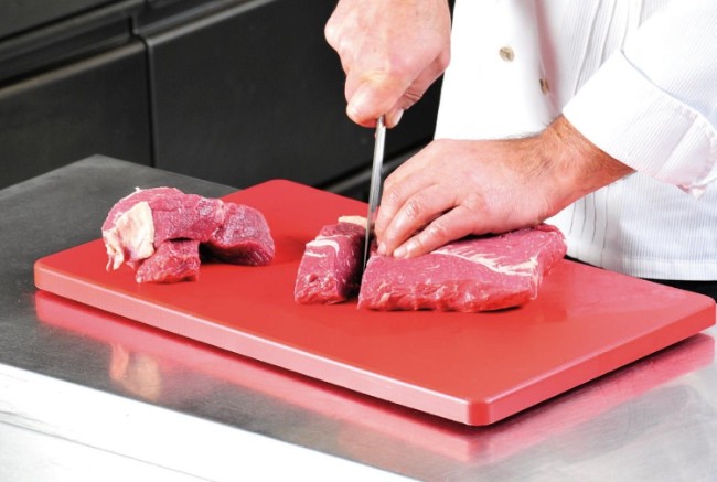 Професионална дъска за рязане на червено месо, 53 х 32,5 см, пластмаса - Kesper