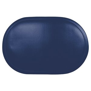 Овална подложка за маса "Fun", 45,5 х 29 см, винил, кобалтово синьо - Saleen