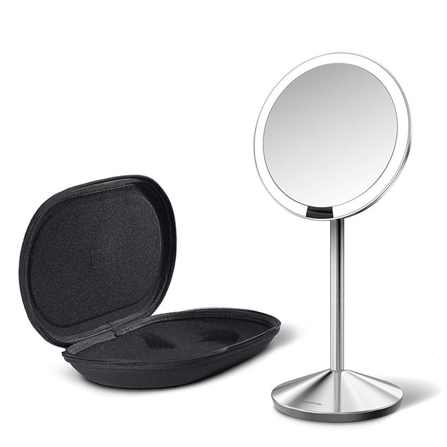 Огледало за грим със сензор, 11,5 см - марка "simplehuman".