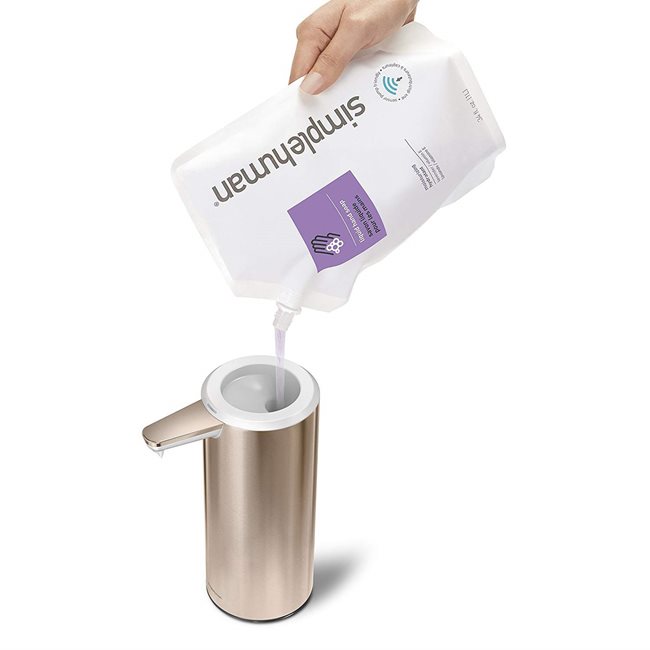 Дозатор за течен сапун със сензор, 266 мл, розово злато - марка "simplehuman"
