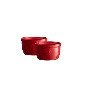 Комплект 2 купи Ramekin по 10,5 см, бордо - Emile Henry