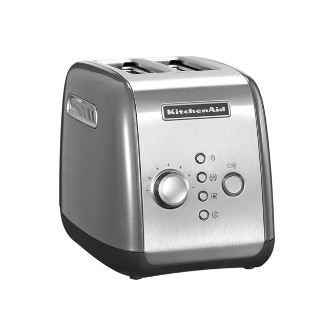 Тостер KitchenAid, 1100W, 2 отделения, Контурно сив