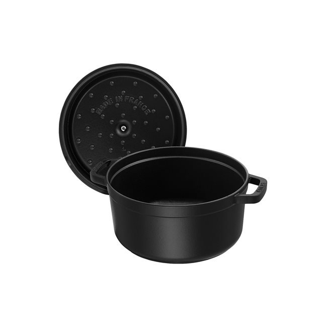 "Cocotte" чугунен съд за готвене 18 см/1,7 л, Black - Staub