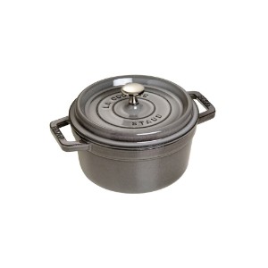 Кокотен съд за готвене от чугун 20 см/2,2 л, Graphite Grey - Staub