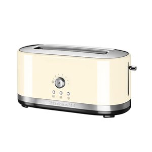 Тостер KitchenAid, 1800W, 2 дълги отделения, Бадемово бял