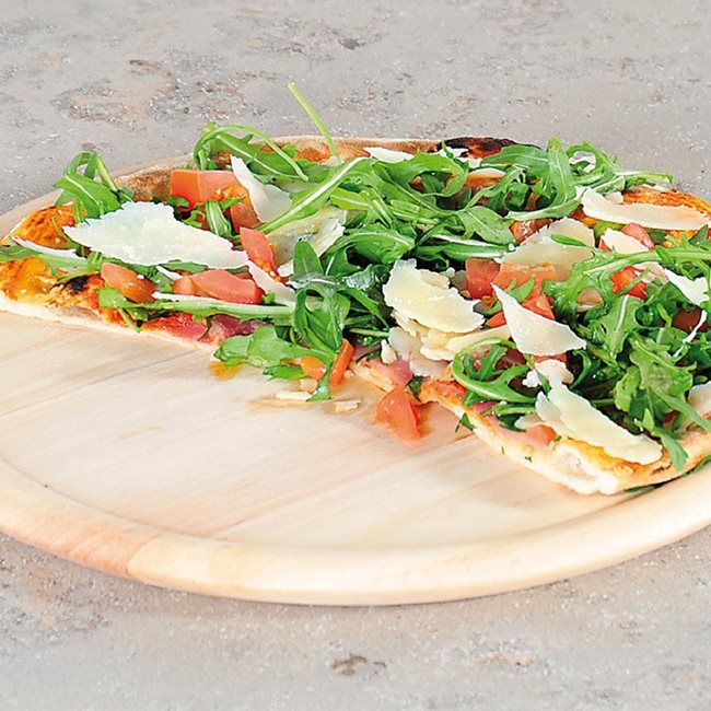 Плато за сервиране на пица, 32 см, гумено дърво - Kesper