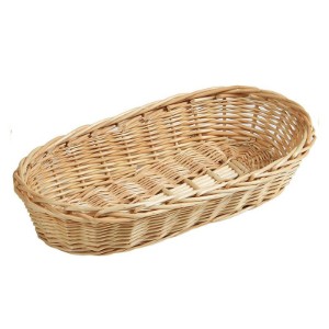 Овална кошница с хляб, 38 х 18 см, върбово дърво - Kesper