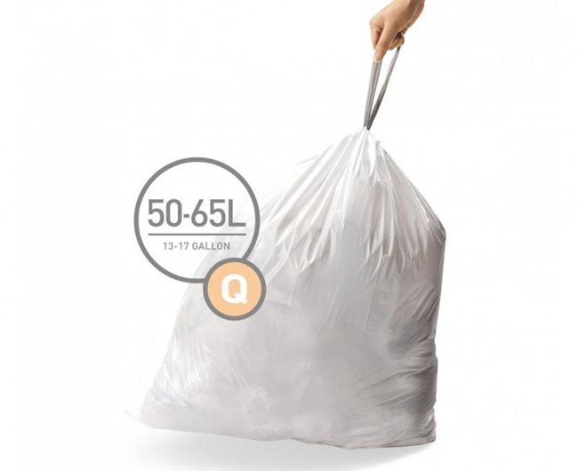 Торби за боклук, код Q, 50-65 L, 20 броя, марка "simplehuman"