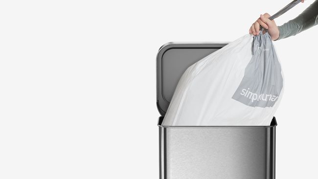 Торби за боклук, код К, 35-45 L / 60 бр., пластмаса - марка "simplehuman"