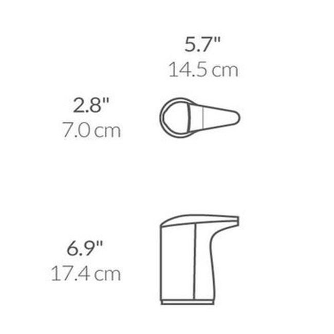 Сензорен дозатор за течен сапун, 237 мл, Сребро - simplehuman