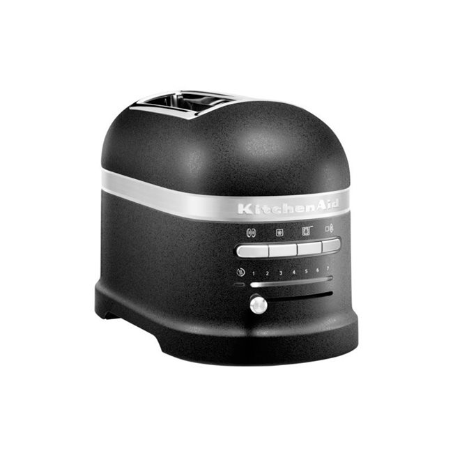 2-слот Занаятчийски тостер, 1250W, Cast Iron Black - KitchenAid